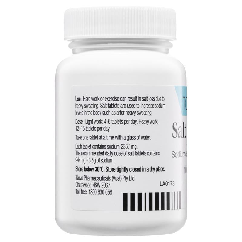 Toppin Salt Tablets 600mg 100 Pack