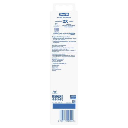 Children's Battery-Powered Toothbrush, Ages 3+