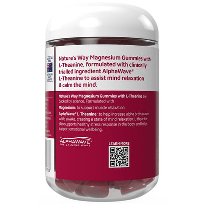 Nature's Way Gummies Magnesium with L-Theanine 60 Gummies