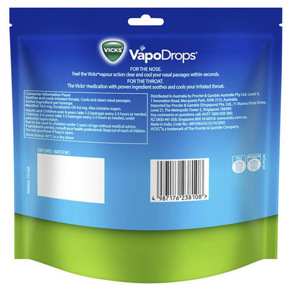 Vicks VapoDrops Original Menthol 70 Lozenges