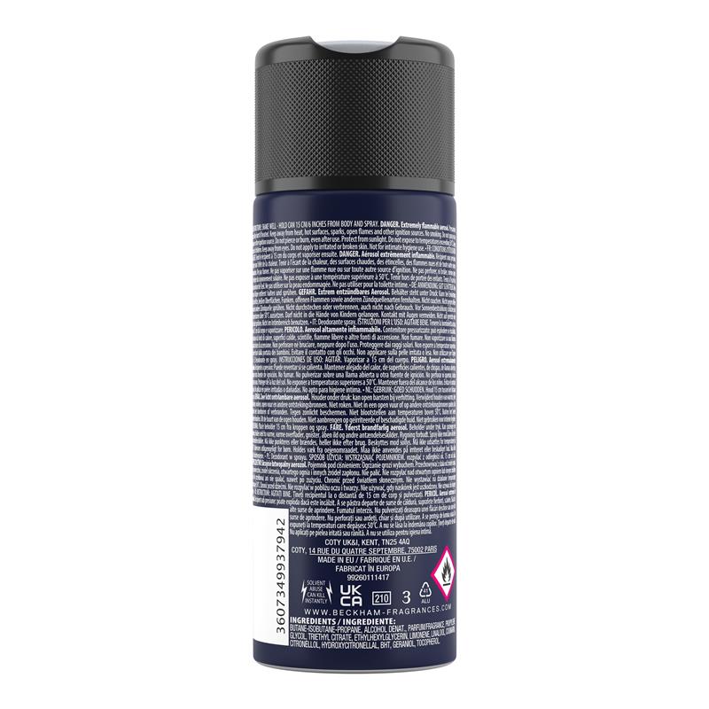 David Beckham Classic Blue Body Spray 150ml
