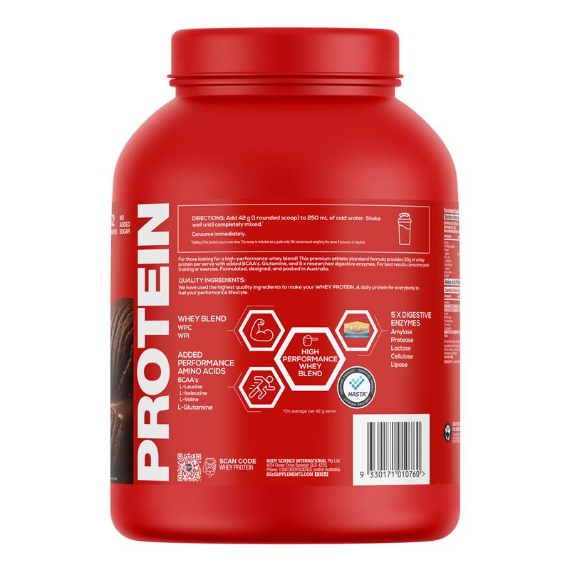 BSc Whey Protein Chocolate 1.8kg Tub