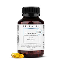 JSHEALTH Fish Oil + 60 Capsules