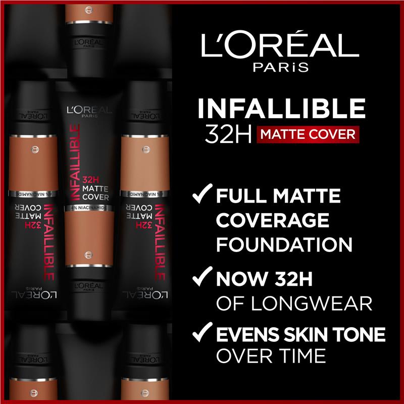 L'Oreal Paris Infallible 32H Matte Cover 4% Niacinamide 290