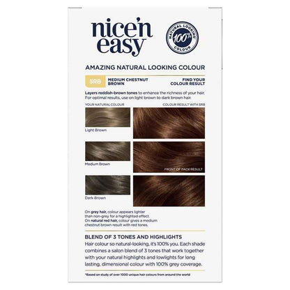 Clairol Nice N Easy 5RB Medium Chestnut Brown Permanent Hair Colour
