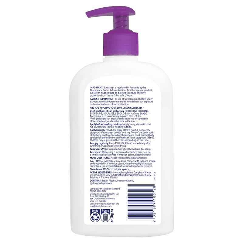 Cancer Council SPF 50+ Kids 500ml Pump