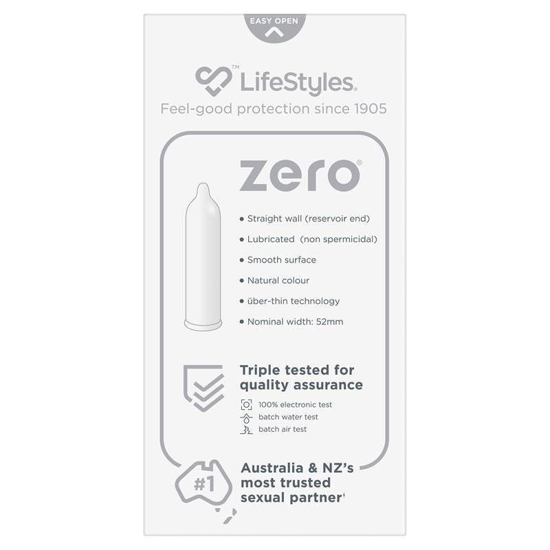LifeStyles Zero Condoms 10 Pack
