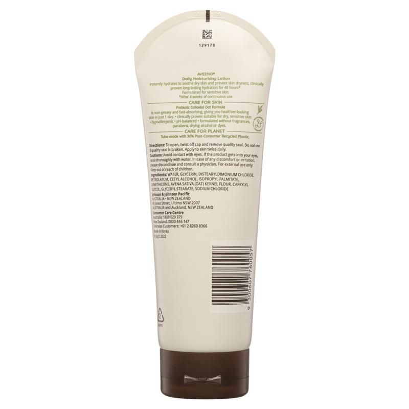 Aveeno Daily Moisturising Fragrance Free Body Lotion 225mL