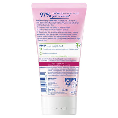 NIVEA Daily Essentials Gentle Face Wash Cleanser 150ml - GimmeNow