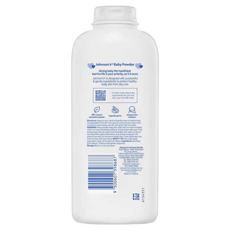 Johnsons Baby Pure Cornstarch Powder 400g