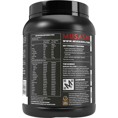 Musashi 100% Whey Vanilla 900g