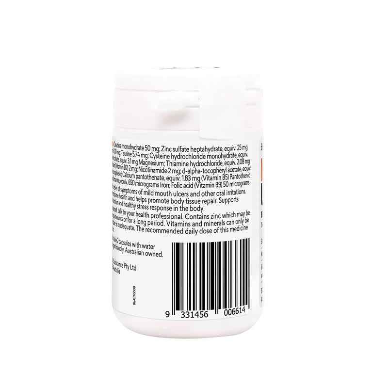 BioRevive MouthUlcer Mouth Ulcer Relief 30 Capsules