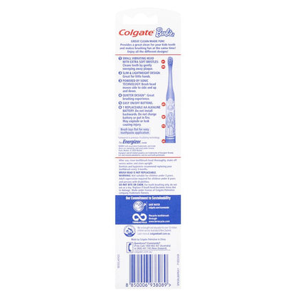Colgate Toothbrush Kids Barbie Sonic Battery