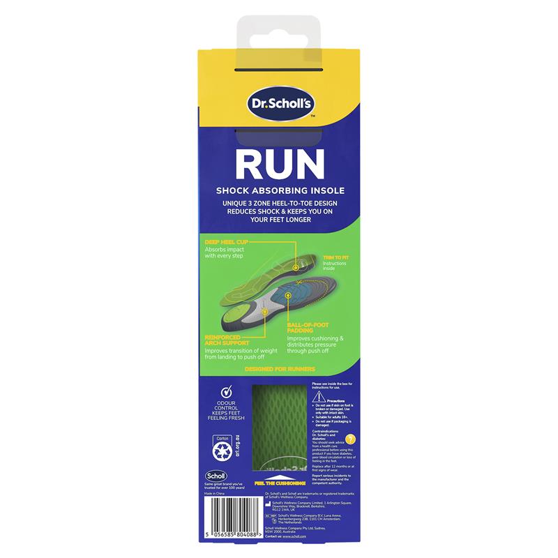 Dr.Scholls Run Insole Small