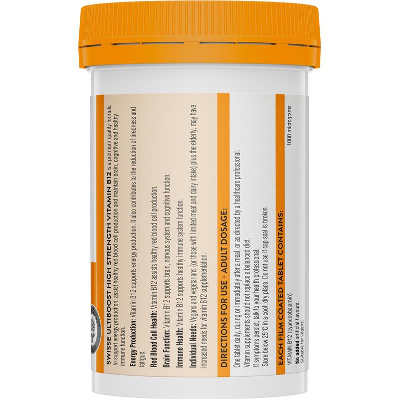 Swisse Vitamin B12 120 Tablets