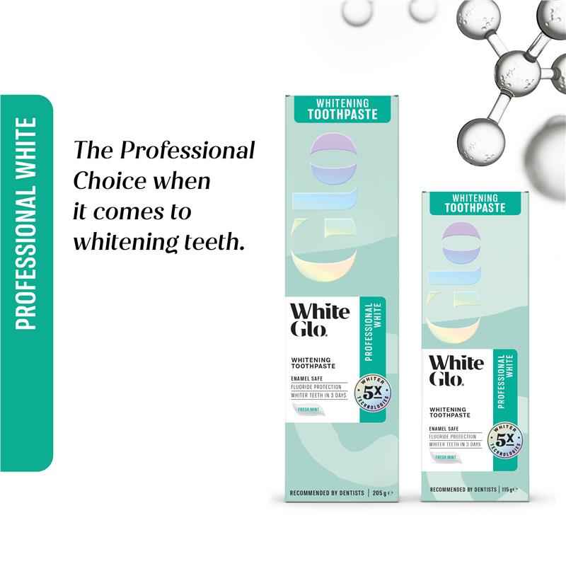 White Glo Professional White Toothpaste 115g