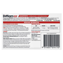 Difflam Plus Anaesthetic Sugar Free Pineapple & Lime 16 Lozenges