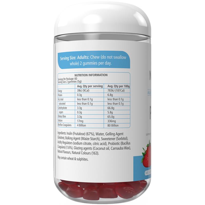 Nature's Way Adult Vita Gummies Probiotic 120 Gummies Exclusive Size