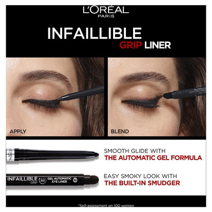 L'Oreal Paris Infallible Grip 36H Gel Automatic Eye Liner Brown Denim