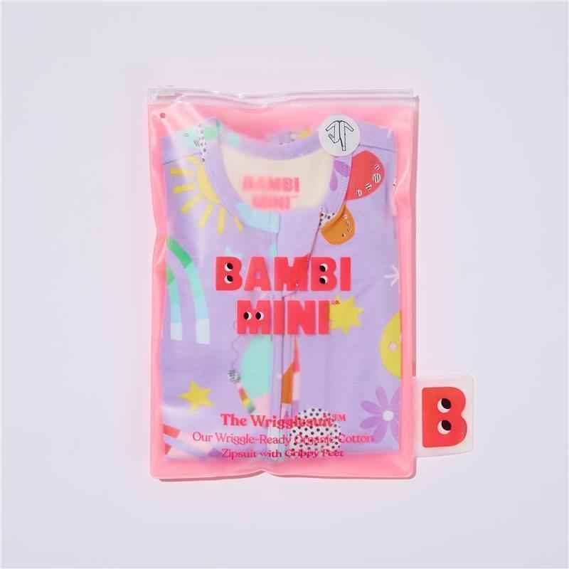 Bambi Mini Co. Wrigglesuit 0 Newborn Pastel Lilac
