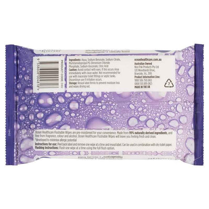 Ocean Healthcare Flushable Wipes 40 Pack