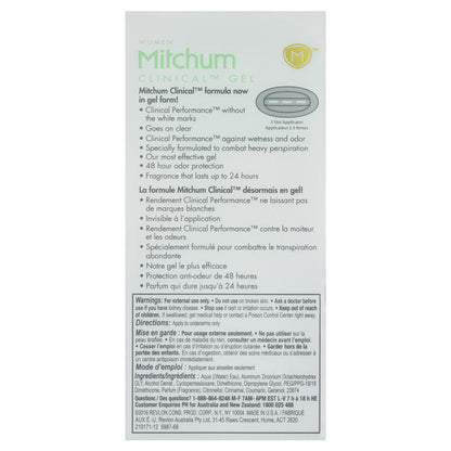 Mitchum for Women Clinical Deodorant Powder Fresh Gel 57g