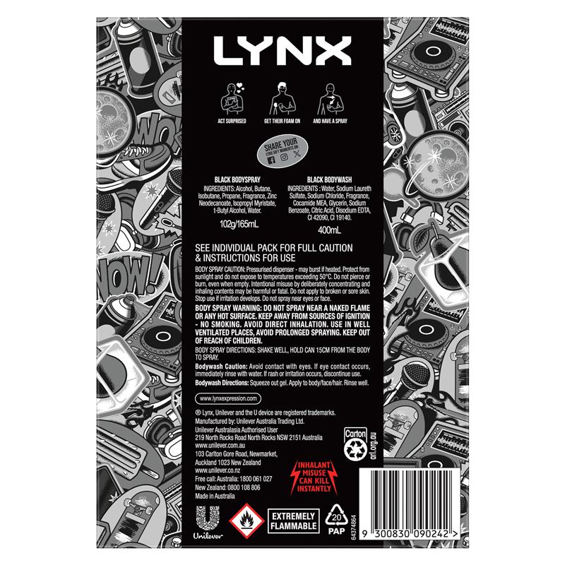 Lynx Duo Black Gift Set