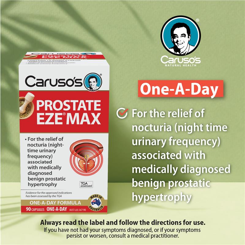 Carusos Prostate Eze Max 90 Capsules