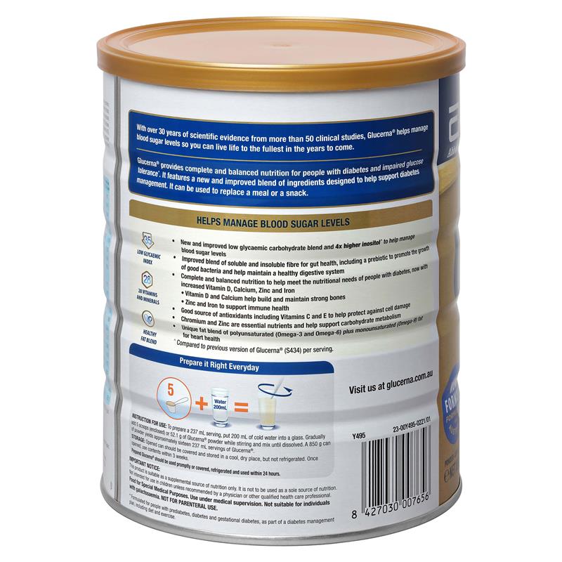 Glucerna Vanilla 850g
