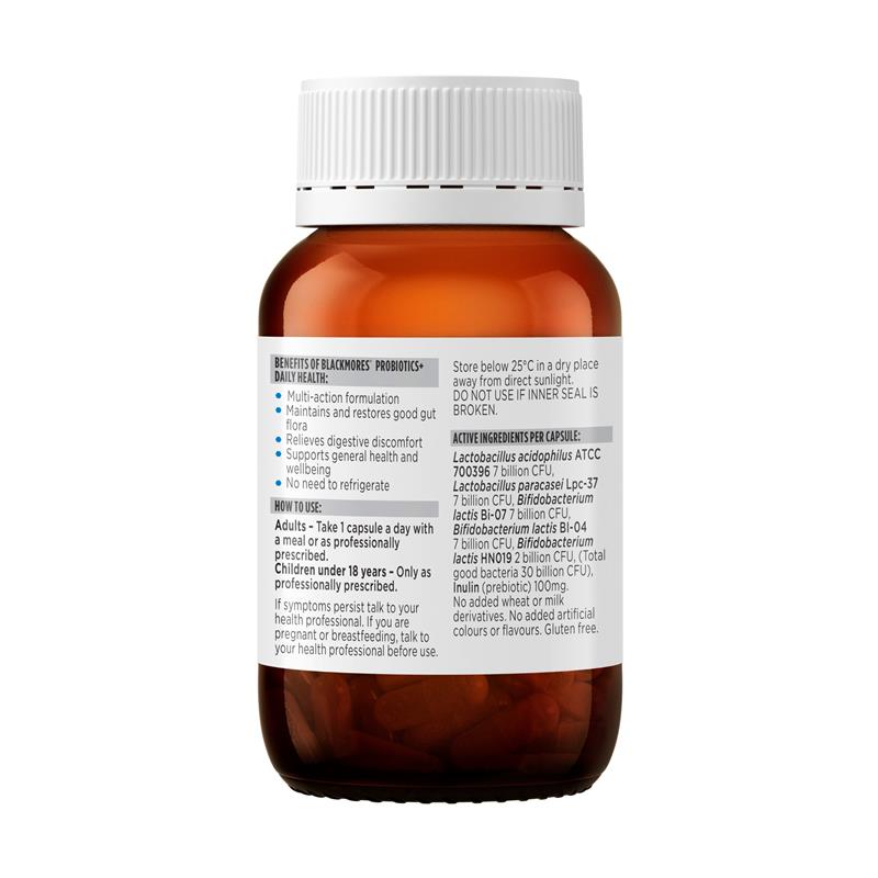 Blackmores Probiotics+ Daily Health 30 Capsules