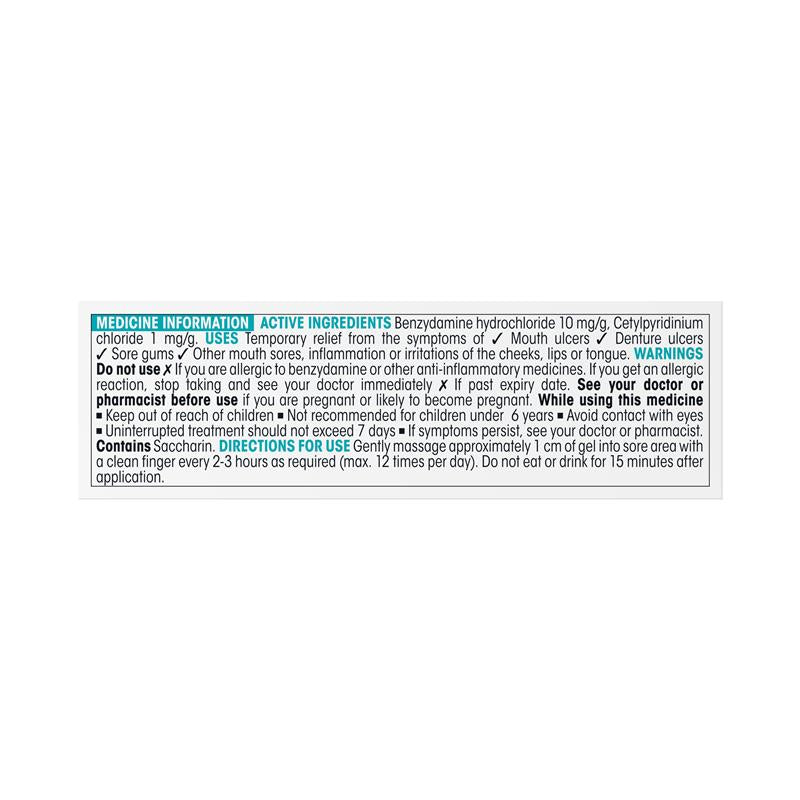 Difflam Anti-inflammatory Mouth Gel Peppermint 10g