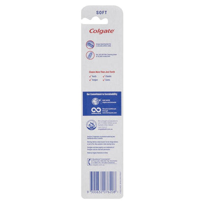 Colgate 360 Optic White Powered Toothbrush Soft with vibrating & polishing bristles