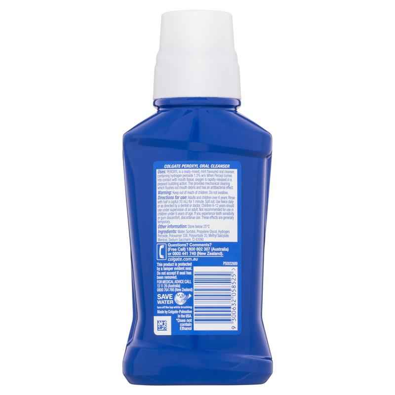 Colgate Peroxyl Oral Cleanser Mint Flavour 236mL