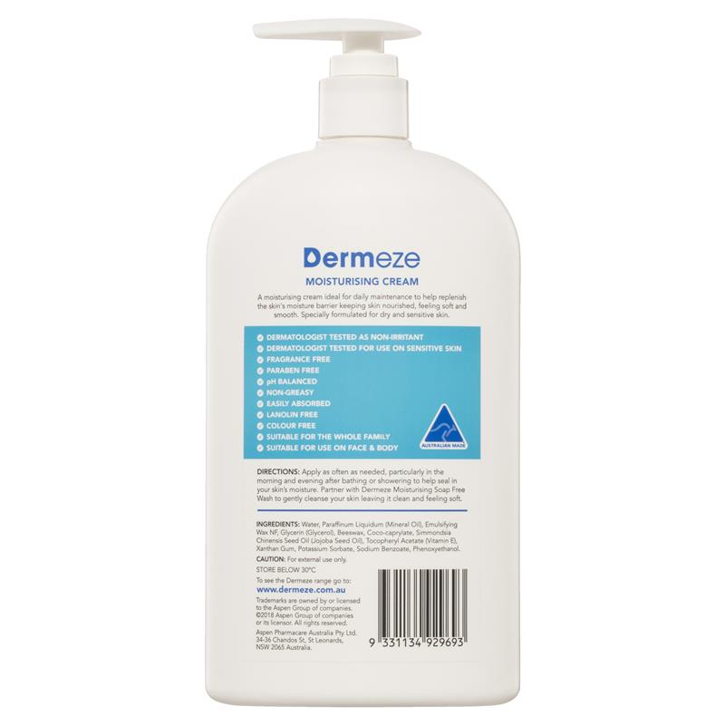 Dermeze Moisturising Cream 500g