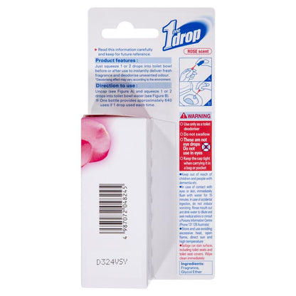 One Drop Toilet Deodoriser Rose