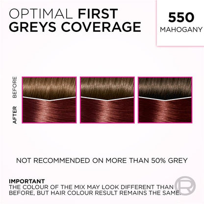 L'Oreal Paris Casting Creme Gloss Semi-Permanent Hair Colour - 550 Mahogany (Ammonia free)