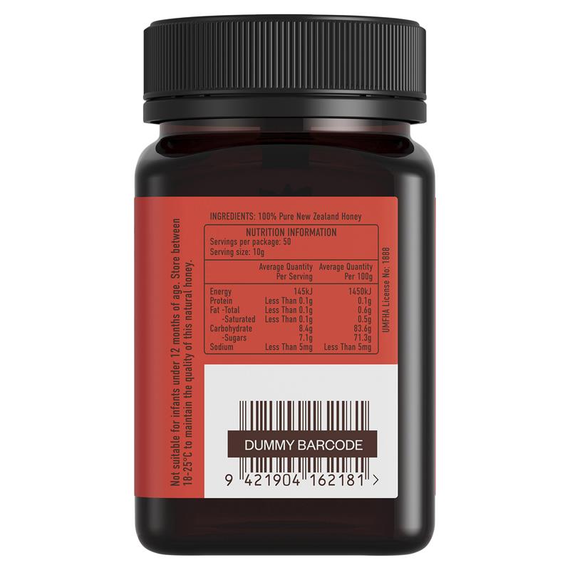 Egmont Honey UMF 20+ Manuka Honey 500g