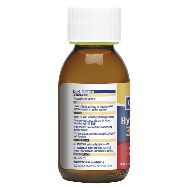 Hydrogen Peroxide 3% 100mL