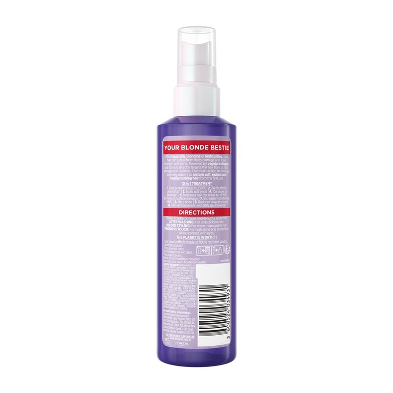 L'Oreal Paris Elvive Purple 10 in 1 Leave In Spray 150ml - GimmeNow