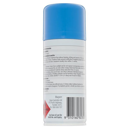 Canesten Tinaderm Tolnaftate Tinea and Ringworm Powder Spray 100g - GimmeNow