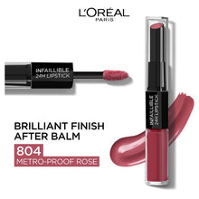 L'Oreal Paris Infallible 24H 2-Step Lipstick 804 Metro-Proof Rose