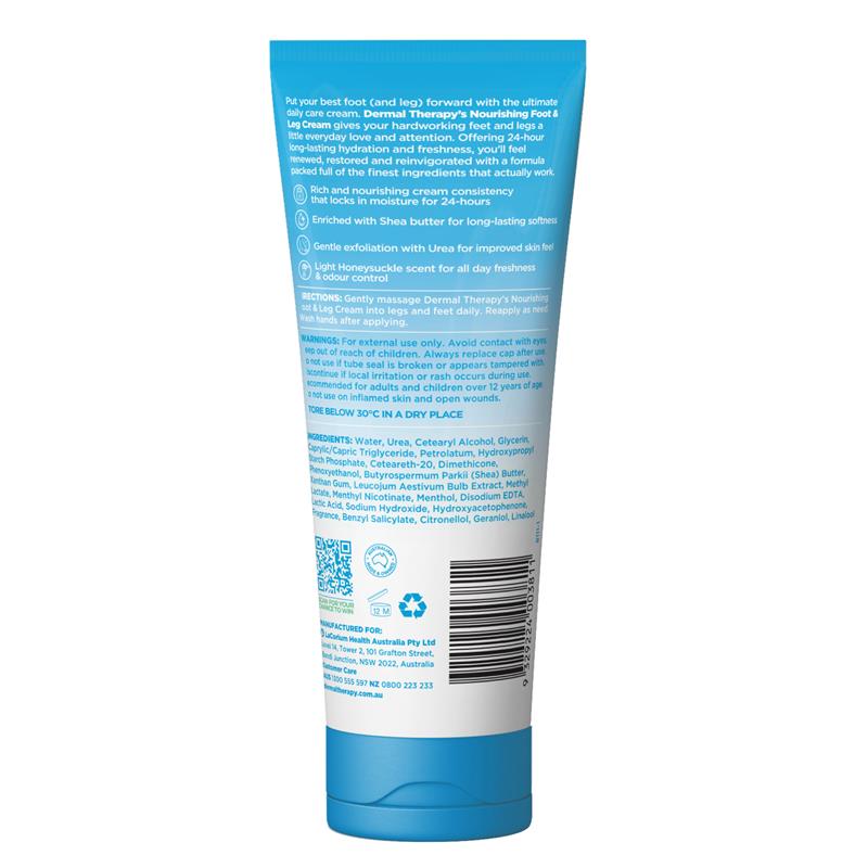 Dermal Therapy Nourishing Foot & Leg Cream 85g