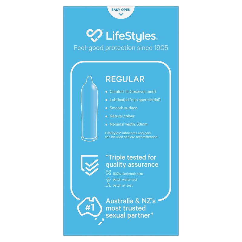 LifeStyles Condoms Regular 10 Pack