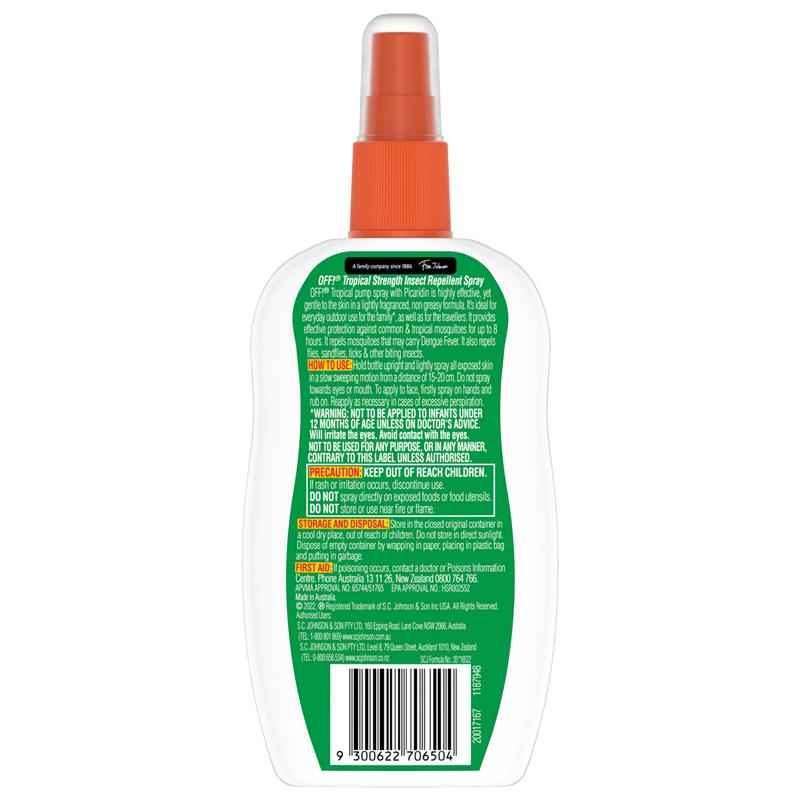 Off! Tropical Strength Insect Repellent Pump 175g