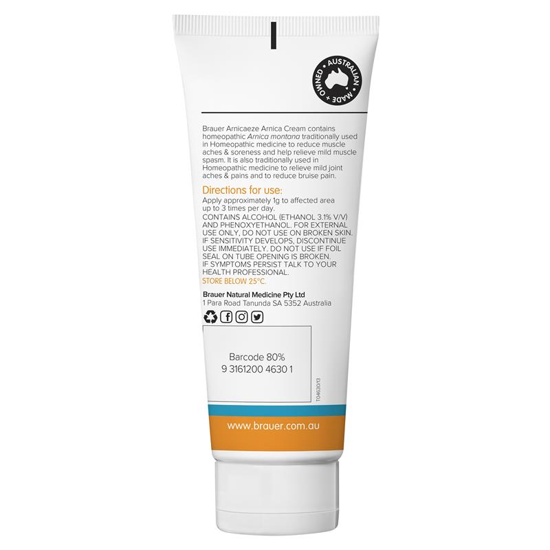 Brauer Arnicaeze Cream 100g
