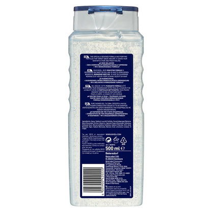 NIVEA MEN Pure Impact 3-IN-1 Shower Gel Body Wash 500ml
