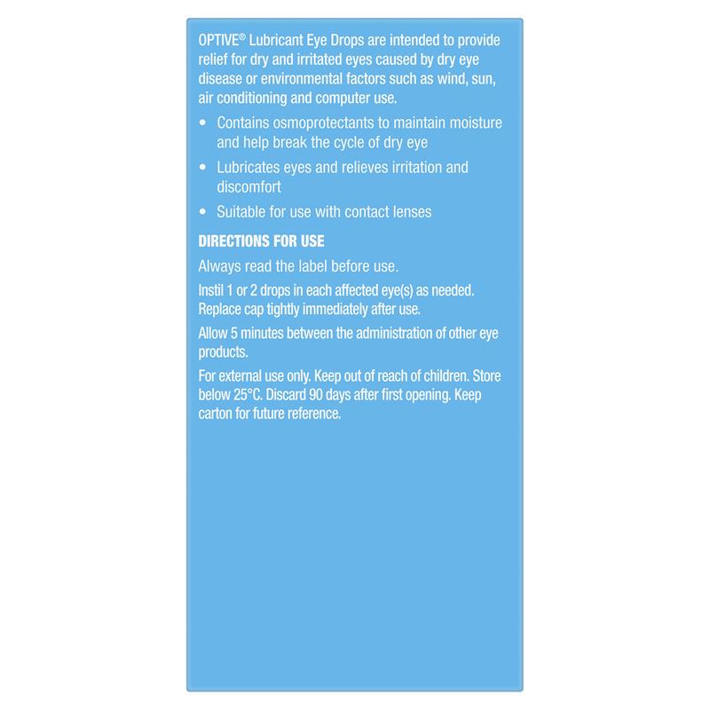 Optive Lubricant Eye Drop 15ml - GimmeNow