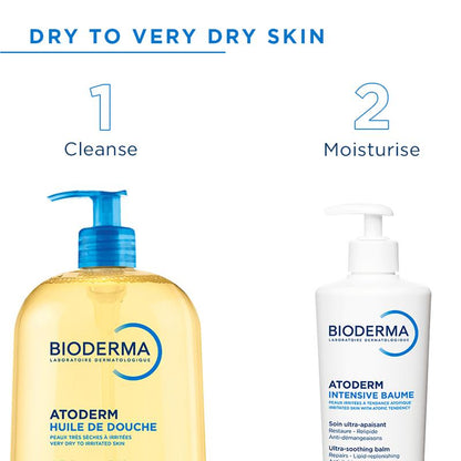 Bioderma Atoderm Ultra-Nourishing Shower Oil Cleanser 1L