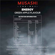 Musashi Energy Green Apple 500ml