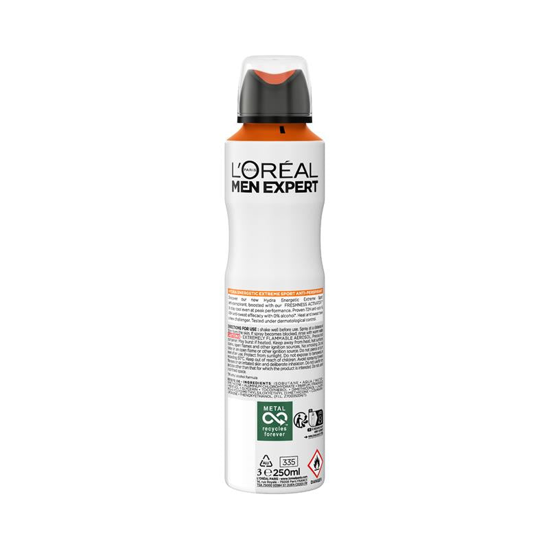 L'Oreal Men Expert Hydra Energetic Extreme Sport Aerosol Deo 250ml